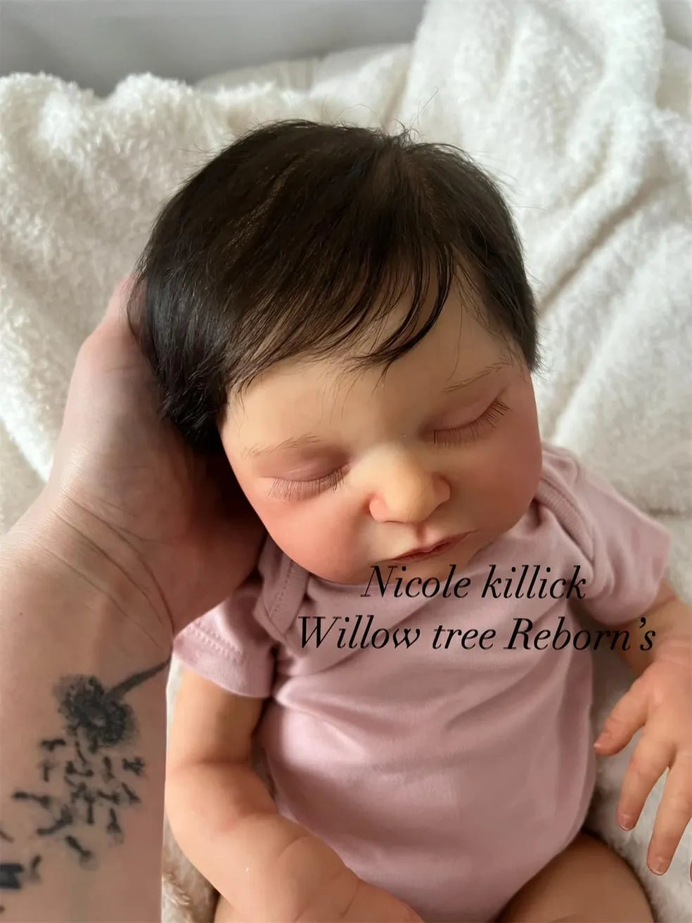 Laura – Closed-Eye Reborn Doll by Bonnie Brown | Willow Tree Reborns