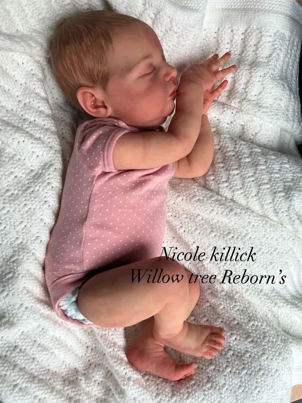Laura – Closed-Eye Reborn Doll by Bonnie Brown | Willow Tree Reborns