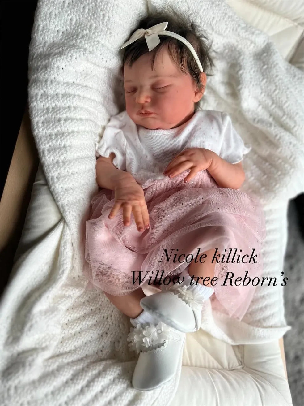 Laura – Closed-Eye Reborn Doll by Bonnie Brown | Willow Tree Reborns