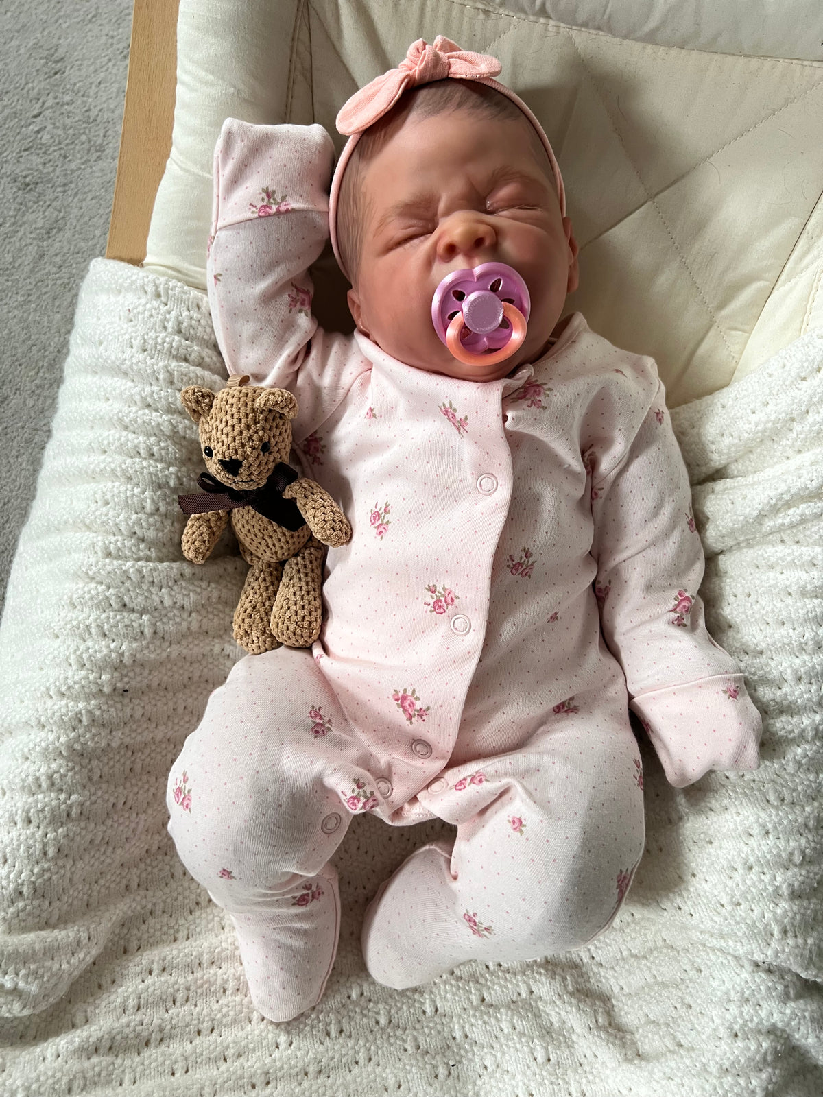Evie cuddle baby girl