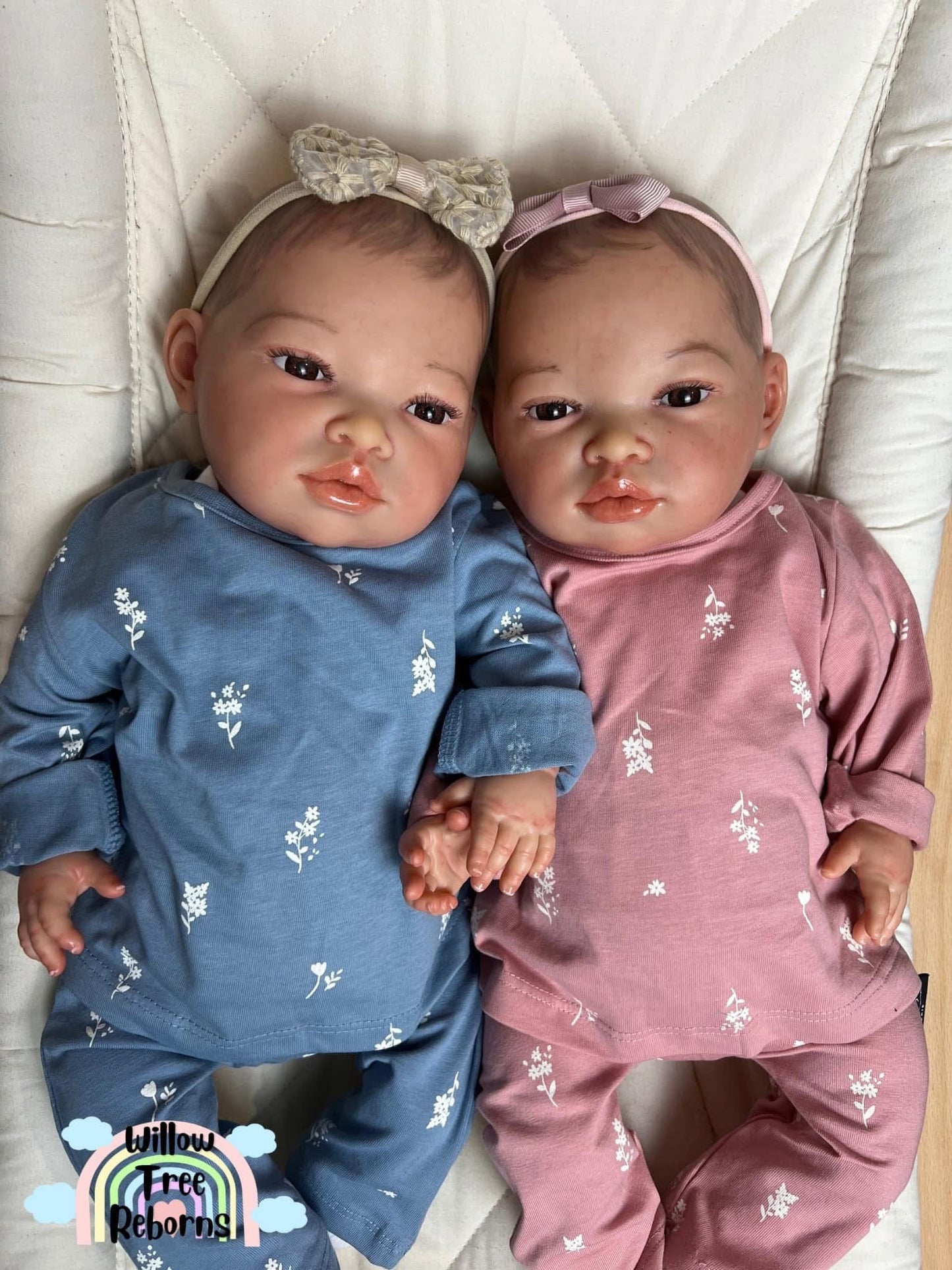 Twin Reborn Babies by Nines d’Onil