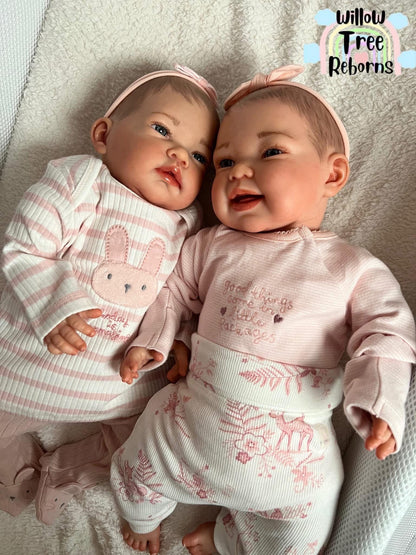 Twin Reborn Babies by Nines d’Onil