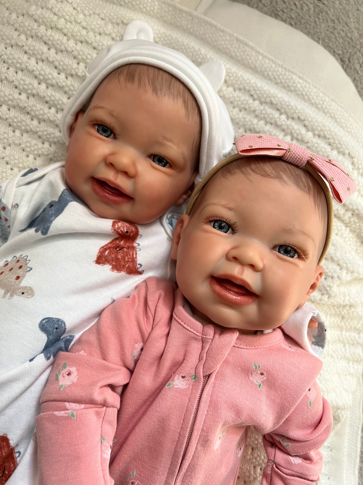 Twin Reborn Babies by Nines d’Onil