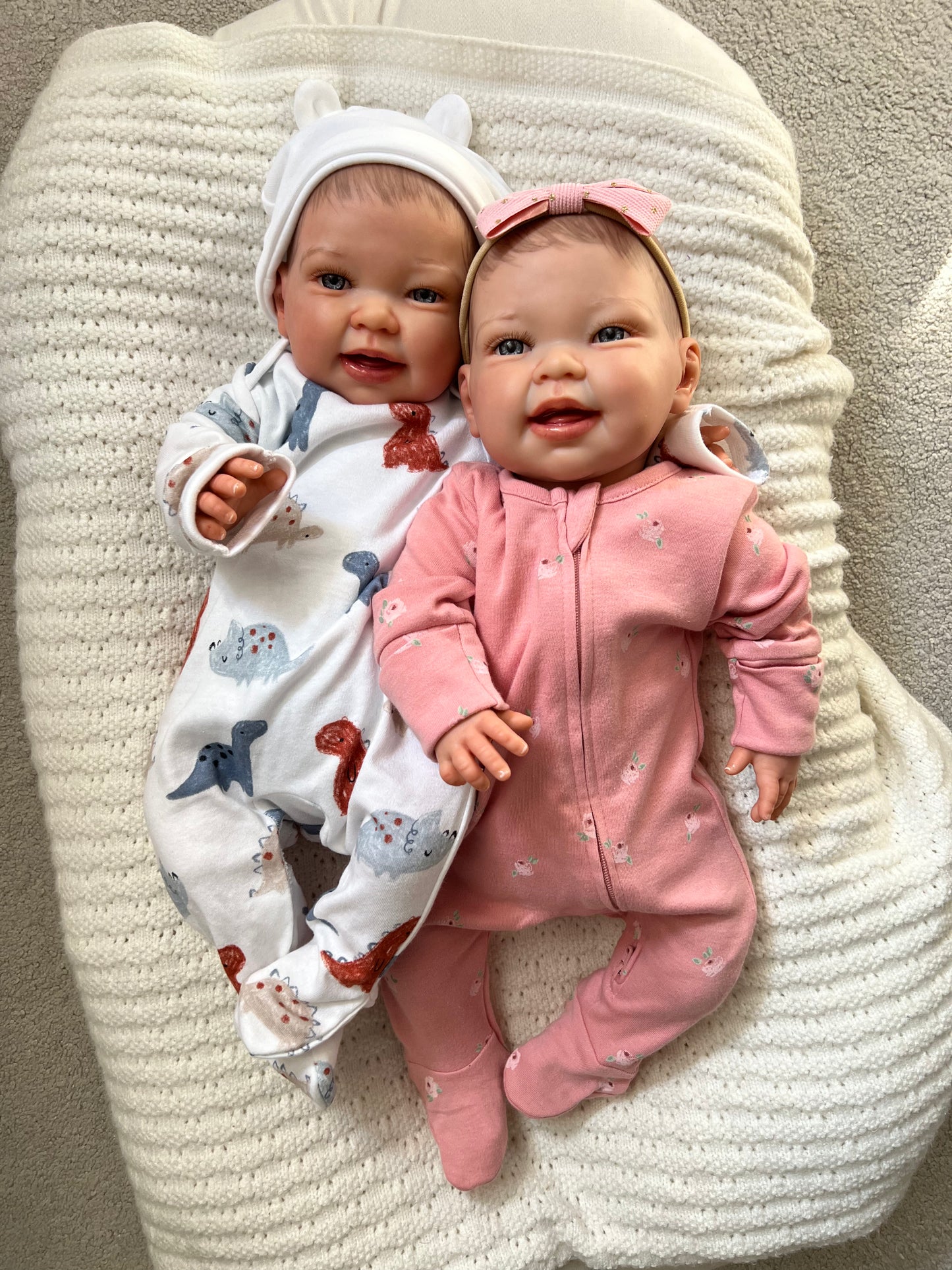 Twin Reborn Babies by Nines d’Onil