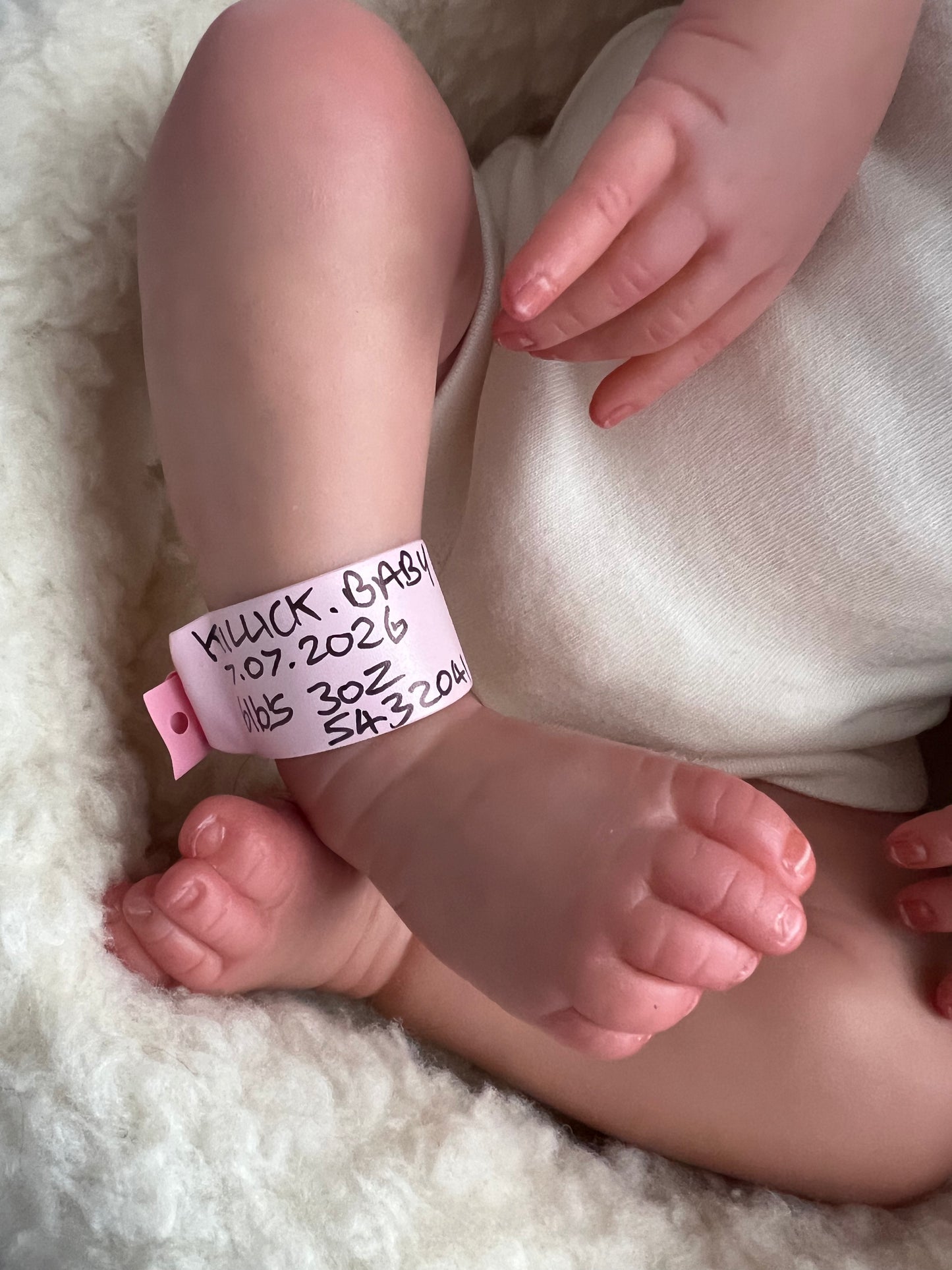 Personalised Reborn Hospital Wristbands (Pair)