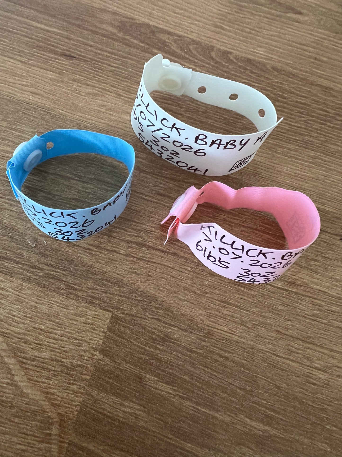 Personalised Reborn Hospital Wristbands (Pair)